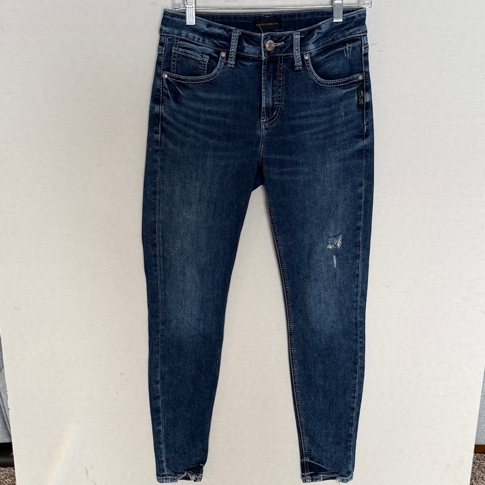 Silver Avery Ankle Jeans
